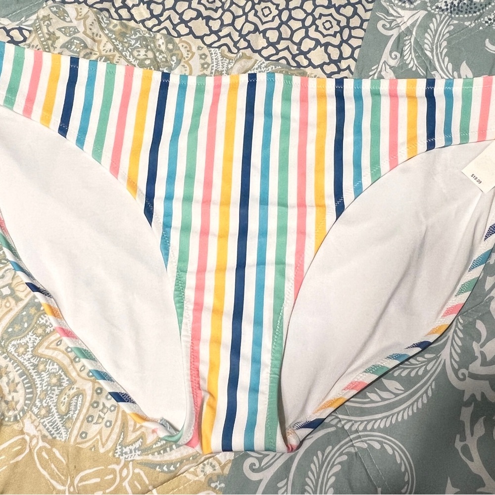 Old Navy Women’s Striped Multicolor Bikini Bottom